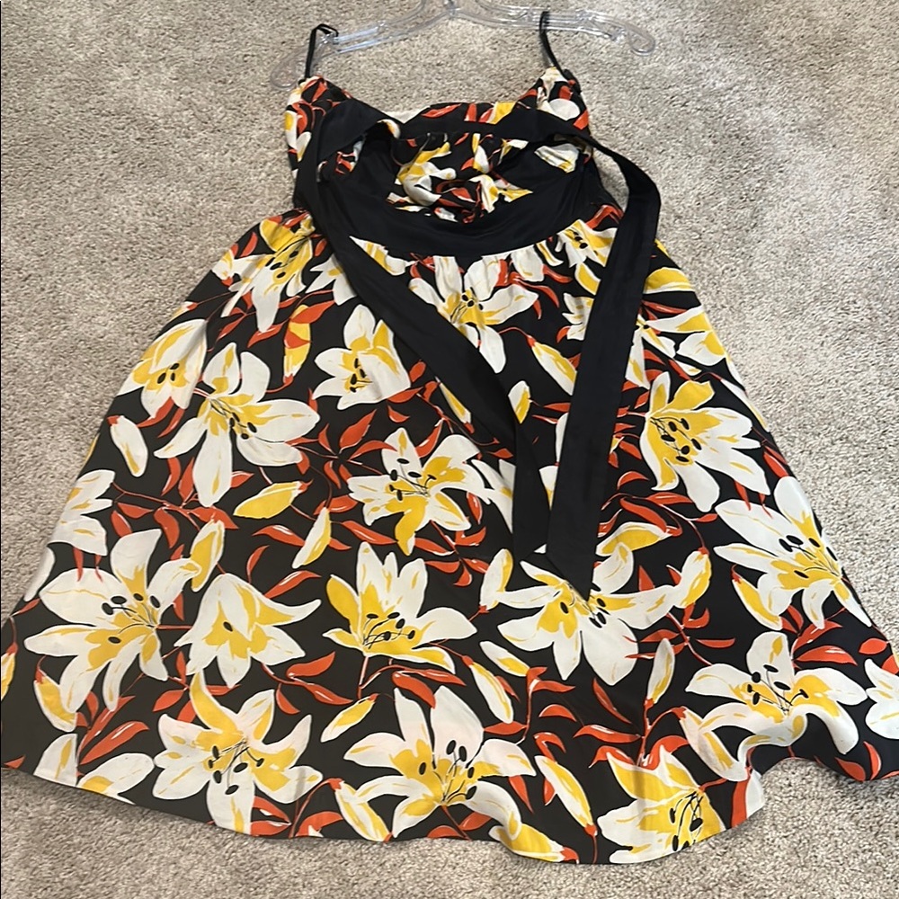 Floral Spaghetti Strap Dress
